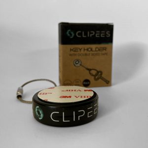 Clipees YoKey Enclosure Key Holder With Wire - Black Box with unit