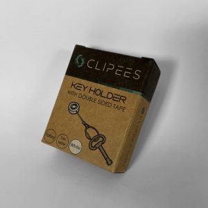 Clipees YoKey Enclosure Key Holder With Wire - White Box Front